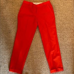 Beautiful Jcrew Red Wool Pants